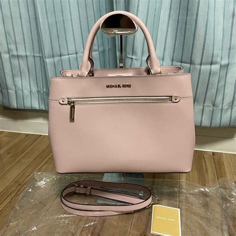 michael kors blossom hailee leather satchel macys|Michael Kors handbags.